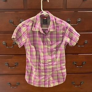 North Face button down shirt